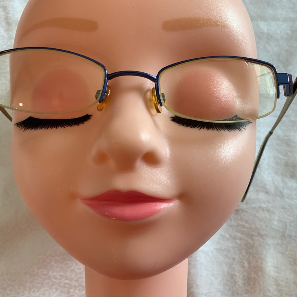 Nodoka ND10131 BL 46+-21 135mm Designed In Japan Eyeglasses FRAMES